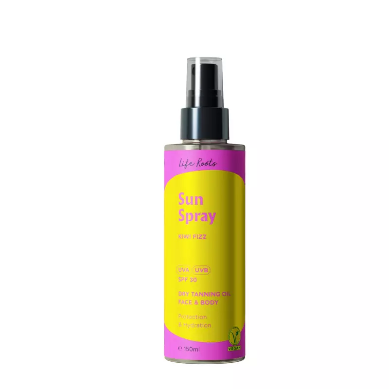 Life Roots Sun Spray Kiwi Fizz Αντηλιακό Σπρέι για Πρόσωπο και Σώμα Spf30 150ml