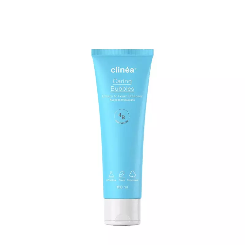 Clinea Κρέμα Καθαρισμού Caring Bubbles για Κανονικές Επιδερμίδες 150ml