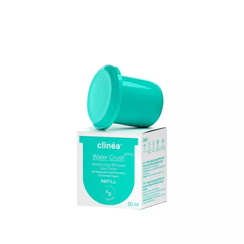 Clinea Water Crush Refill Κρέμα Προσώπου Ημέρας με SPF15 για Ενυδάτωση 50ml