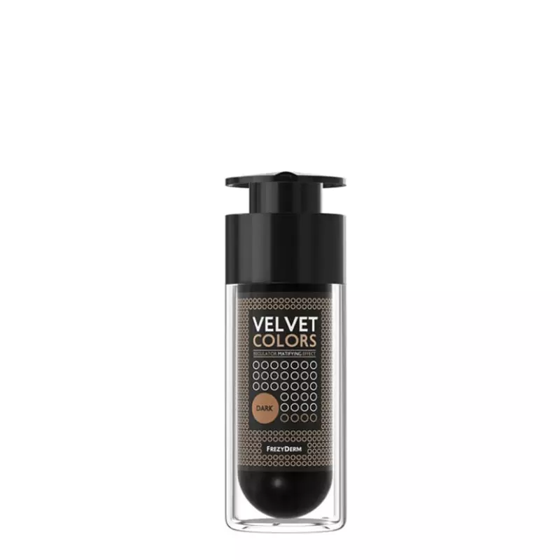 Frezyderm Velvet Colors Dark Μake Up Με Ματ Αποτέλεσμα & Βελούδινη Υφή 30ml