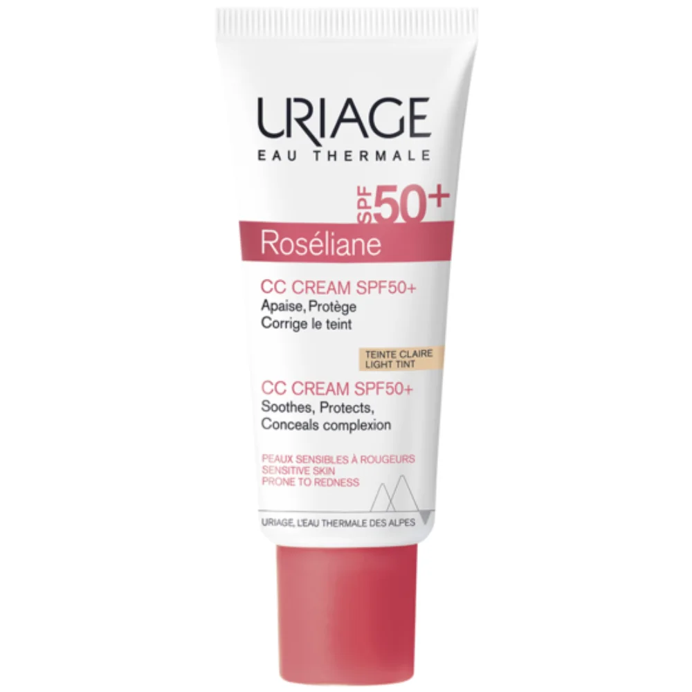 Uriage Roseliane CC Cream SPF50+ Ενυδατική Κρέμα Πολύ Υψηλής Αντηλιακής Προστασίας με Ανοιχτό Χρώμα 40ml