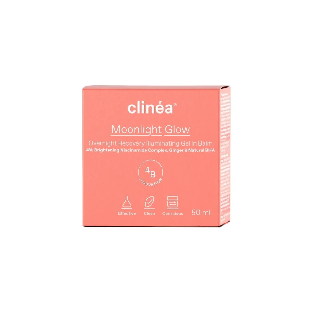 Clinea Moonlight Glow Αντιγηραντικό Gel Προσώπου Νυκτός 50ml