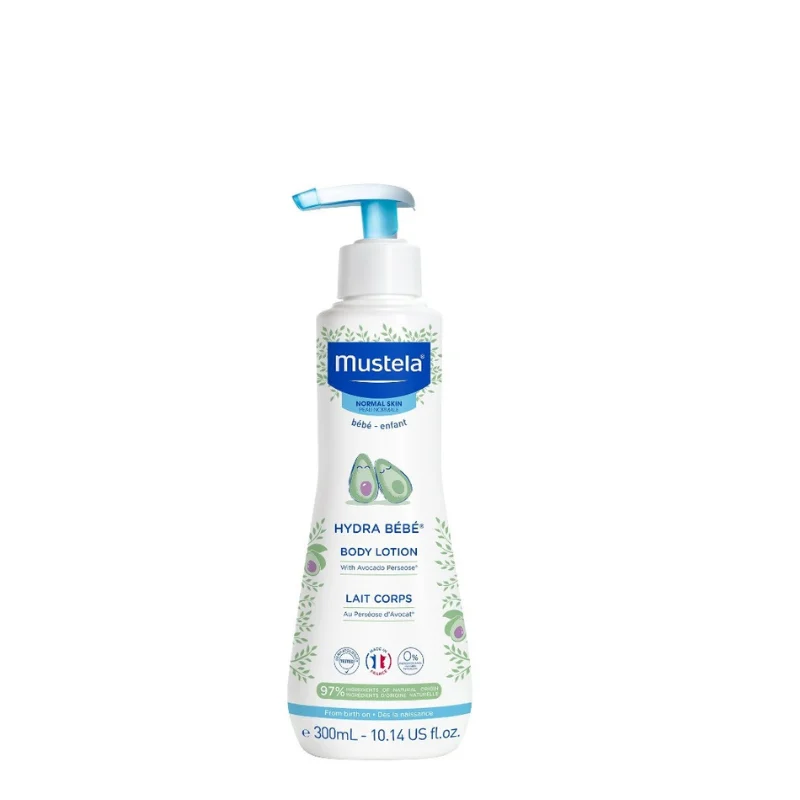 Mustela Bebe Hydra Bebe Κρέμα Ενυδάτωσης Σώματος Για Κανονικό Δέρμα 0m+ 300ml