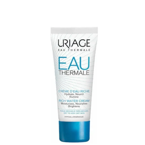 Uriage Eau Thermale Creme D'Eau Riche &Epsilon;&nu;&upsilon;&delta;&alpha;&tau;&iota;&kappa;ή &Pi;&rho;&omicron;&sigma;ώ&pi;&omicron;&upsilon; &gamma;&iota;&alpha; &Xi;&eta;&rho;ό/&Pi;&omicron;&lambda;ύ &Xi;&eta;&rho;ό &Delta;έ&rho;&mu;&alpha; 40ml