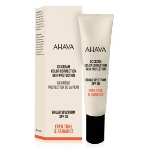 Ahava CC Cream Color Correction Skin Protection &Kappa;&rho;έ&mu;&alpha; &Delta;&iota;ό&rho;&theta;&omega;&sigma;&eta;&sigmaf; &Chi;&rho;ώ&mu;&alpha;&tau;&omicron;&sigmaf; SPF30 30ml
