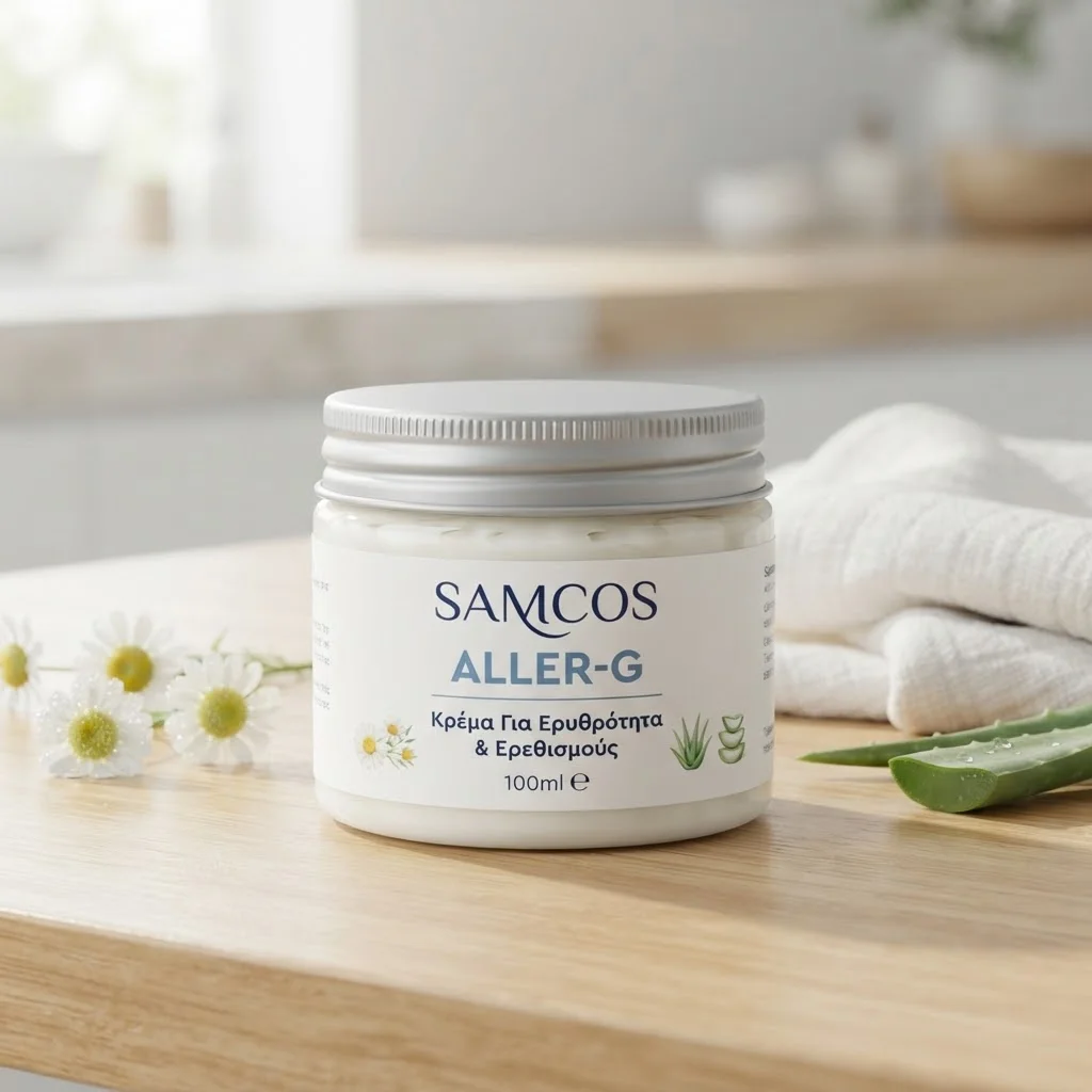 Samcos Aller-G Κρέμα Για Ερυθρότητα & Ερεθισμούς, 100ml