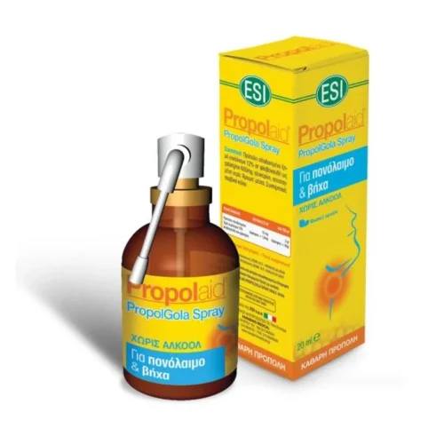 ESI Propolaid PropolGola Spray &Sigma;&tau;&omicron;&mu;&alpha;&tau;&iota;&kappa;ό &Sigma;&pi;&rho;έ&iota; &gamma;&iota;&alpha; &Pi;&omicron;&nu;ό&lambda;&alpha;&iota;&mu;&omicron; &kappa;&alpha;&iota; &Beta;ή&chi;&alpha; 20ml