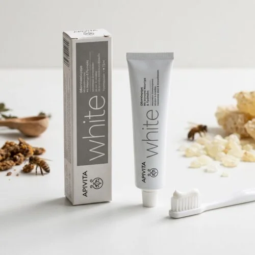 Apivita White Οδοντόκρεμα Με Μαστίχα & Πρόπολη 75ml