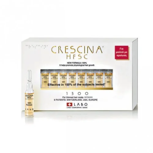 Labo Crescina HFSC 100% 1300 Woman 10 &Alpha;&mu;&pi;&omicron;ύ&lambda;&epsilon;&sigmaf;