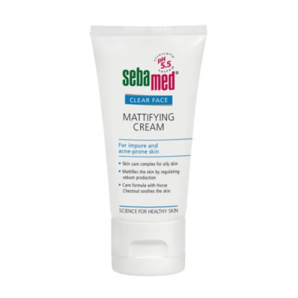 Sebamed - Clear Face Mattifying Cream (Κρέμα προσώπου ρύθμισης μείωσης σμήγματος) - 50ml