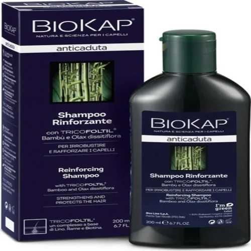 Derma-Line - BioKap Shampoo Anticaduta &Tau;&rho;&iota;&chi;ό&pi;&tau;&omega;&sigma;&eta;&sigmaf; 200ml