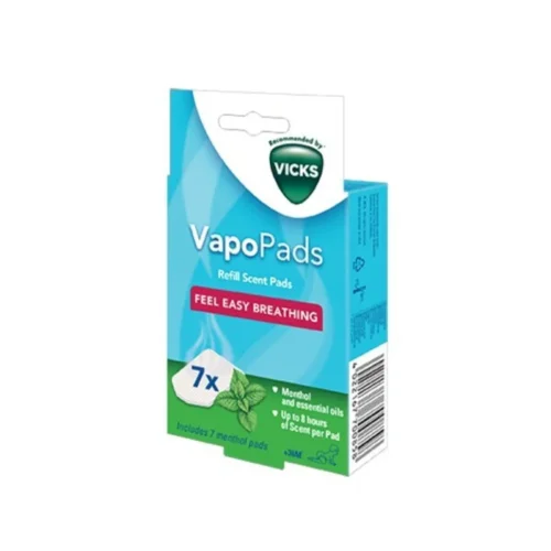 Vicks Comforting Vapopads Menthol Scent Pads &Alpha;&nu;&tau;&alpha;&lambda;&lambda;&alpha;&kappa;&tau;&iota;&kappa;έ&sigmaf; &Tau;&alpha;&mu;&pi;&lambda;έ&tau;&epsilon;&sigmaf; &mu;&epsilon; Ά&rho;&omega;&mu;&alpha; &Mu;έ&nu;&tau;&alpha;&sigmaf; 7tabs