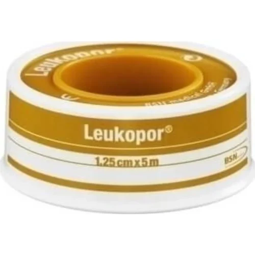 Leukopor &Alpha;&upsilon;&tau;&omicron;&kappa;ό&lambda;&lambda;&eta;&tau;&eta; &Tau;&alpha;&iota;&nu;ί&alpha; &Beta;&iota;&sigma;&kappa;ό&zeta;&eta;&sigmaf; 1.25cm x 5m, 1&tau;&epsilon;&mu;