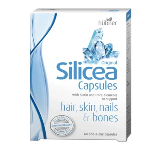 Hubiner Original&nbsp;Silicea&nbsp;Capsules &Sigma;&upsilon;&mu;&pi;&lambda;ή&rho;&omega;&mu;&alpha; &delta;&iota;&alpha;&tau;&rho;&omicron;&phi;ή&sigmaf; &gamma;&iota;&alpha; &upsilon;&gamma;&iota;ή &mu;&alpha;&lambda;&lambda;&iota;ά, &delta;έ&rho;&mu;&alpha;, &nu;ύ&chi;&iota;&alpha; & &omicron;&sigma;&tau;ά 30caps