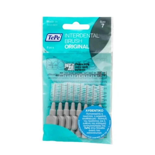 TePe Original &Mu;&epsilon;&sigma;&omicron;&delta;ό&nu;&tau;&iota;&alpha; &Beta;&omicron;&upsilon;&rho;&tau;&sigma;ά&kappa;&iota;&alpha; 1.3mm &Gamma;&kappa;&rho;&iota; 8&tau;&epsilon;&mu;