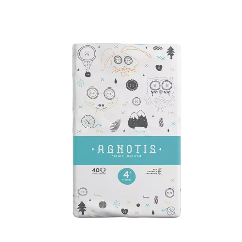 Agnotis Baby Eco &Pi;ά&nu;&epsilon;&sigmaf; &mu;&epsilon; &Alpha;&upsilon;&tau;&omicron;&kappa;ό&lambda;&lambda;&eta;&tau;&omicron; No. 4+ &gamma;&iota;&alpha; 9-20kg 40&tau;&mu;&chi;