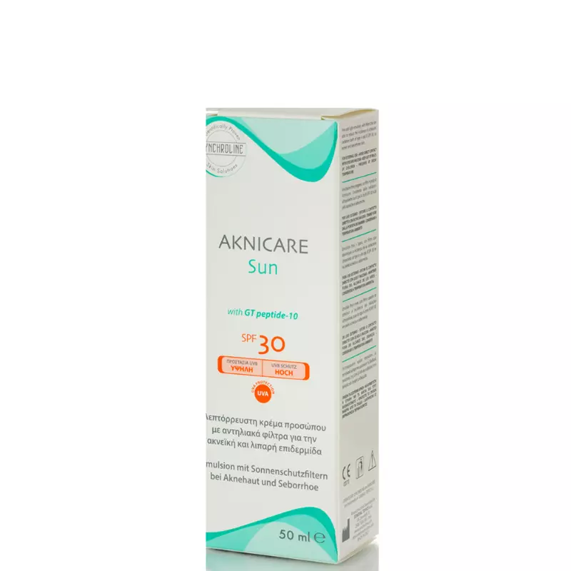 Synchroline Aknicare Αντηλιακή Κρέμα Προσώπου SPF30 50ml