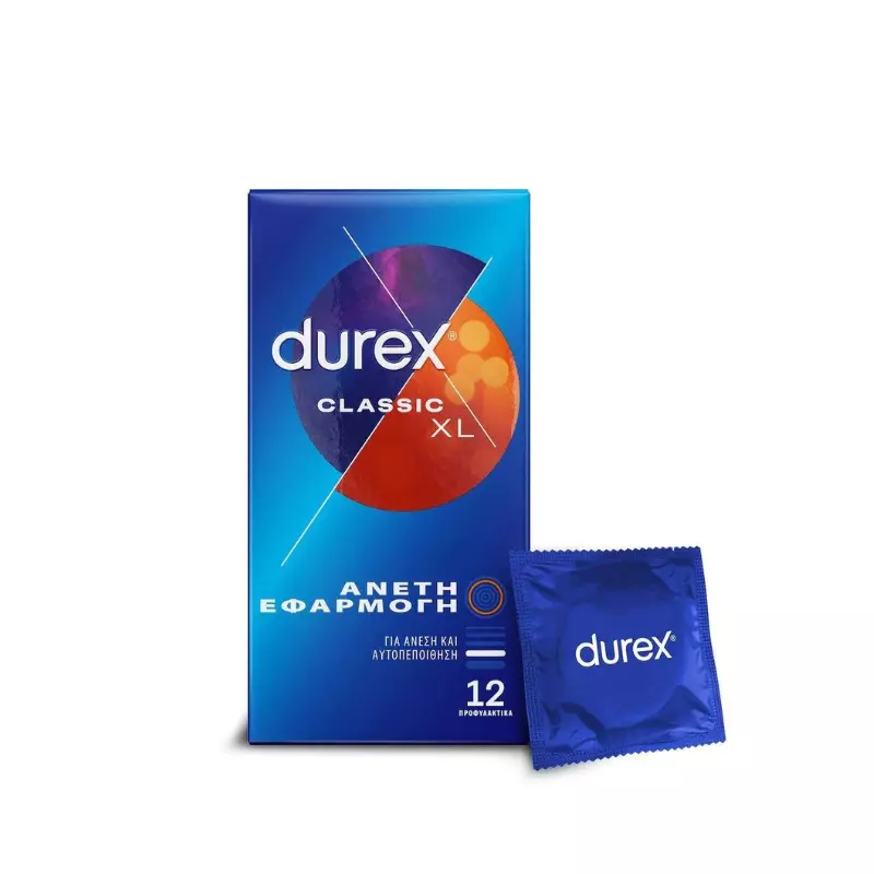 Durex Classic Extra Large Άνετη Εφαρμογή 12pcs
