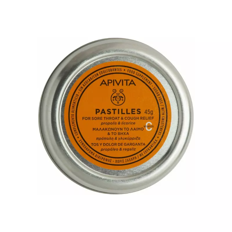 Apivita Pastilles Πρόπολη & Γλυκύρριζα 45gr