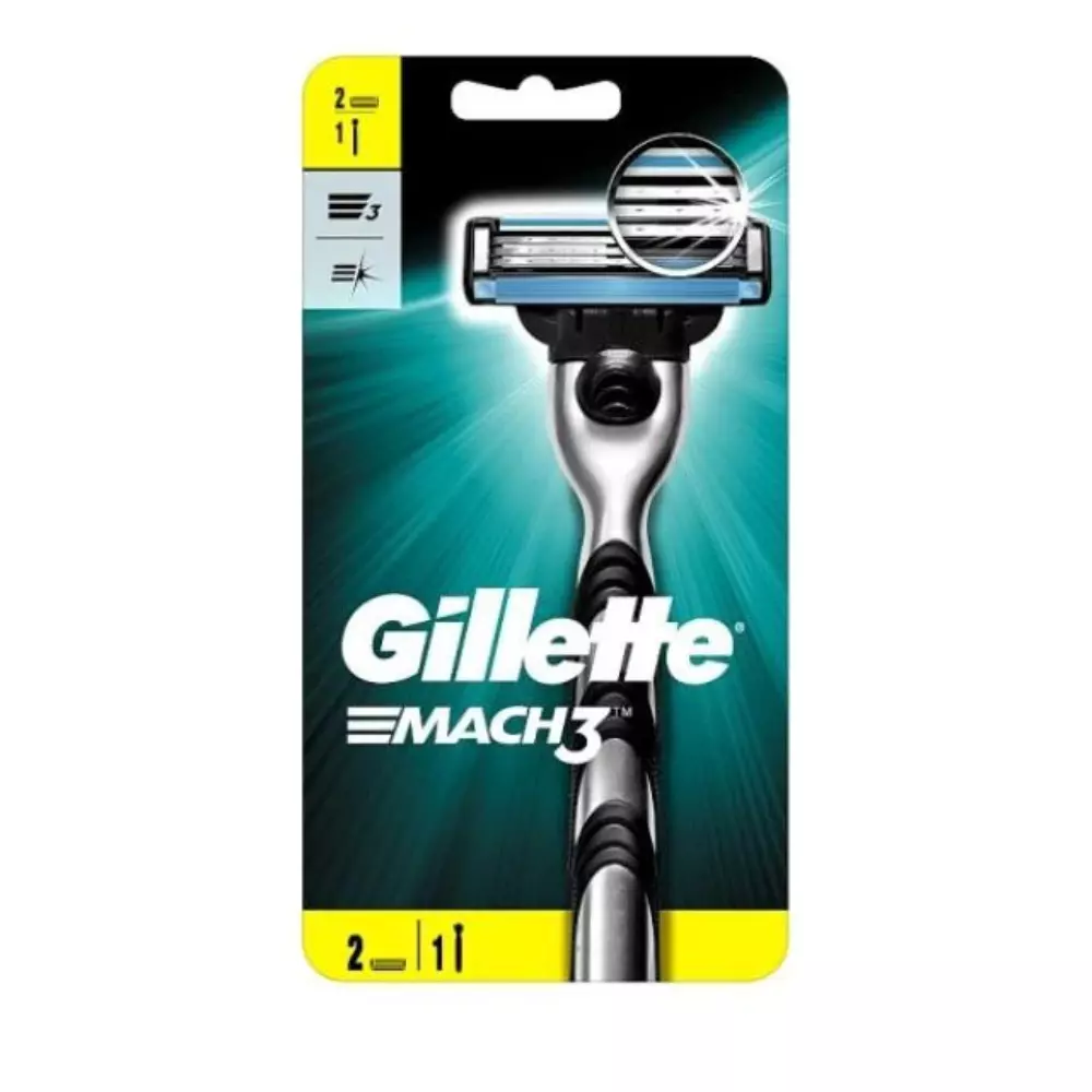 Gillette Mach3 Ξυριστική Μηχανή 1τεμ & Ανταλλακτικά 2τεμ
