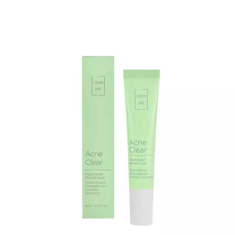 Lavish Care Acne Clear Τοπική Κρέμα Προσώπου για Ακμή 15ml