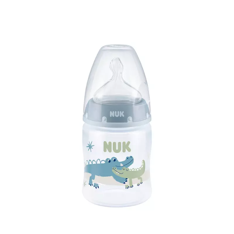 Nuk Πλαστικό Μπιμπερό First Choice Plus Κατά των Κολικών με Θηλή Σιλικόνης 150ml για 0-6 μηνών 1 τμχ