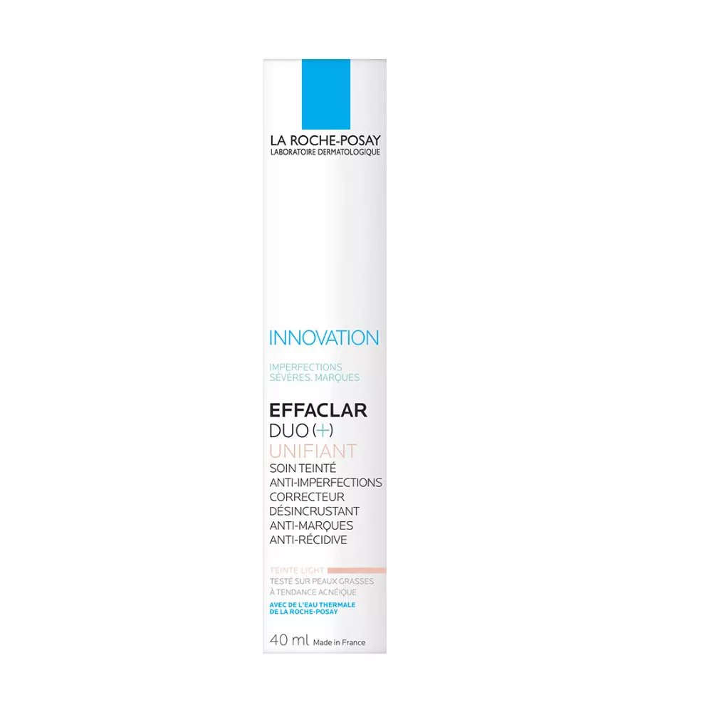 La Roche Posay Effaclar Duo+ Unifiant Light Gel Προσώπου Ημέρας με Χρώμα για Ενυδάτωση, Ατέλειες & Ακμή 40ml