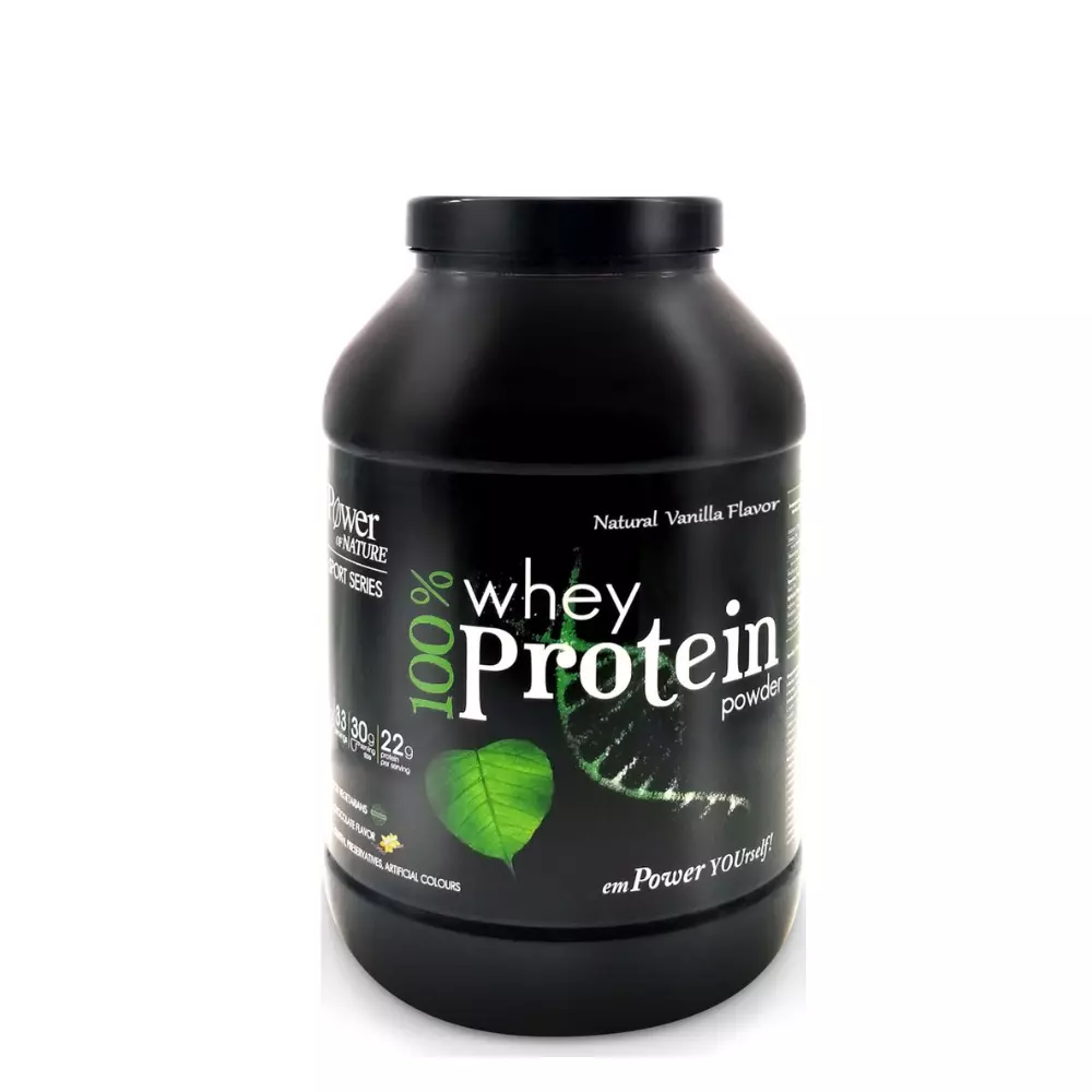 Power Of Nature Sport Series 100% Whey Protein Πρωτεΐνη Ορού Γάλακτος με Γεύση Βανίλια 1kg
