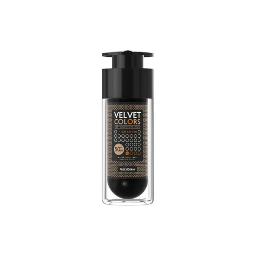 Frezyderm- Velvet Colors High Cover &Mu;&alpha;&tau; &Alpha;&nu;&tau;&eta;&lambda;&iota;&alpha;&kappa;ή &Kappa;&rho;έ&mu;&alpha; &mu;&epsilon; &Chi;&rho;ώ&mu;&alpha; SPF50+ 30ml
