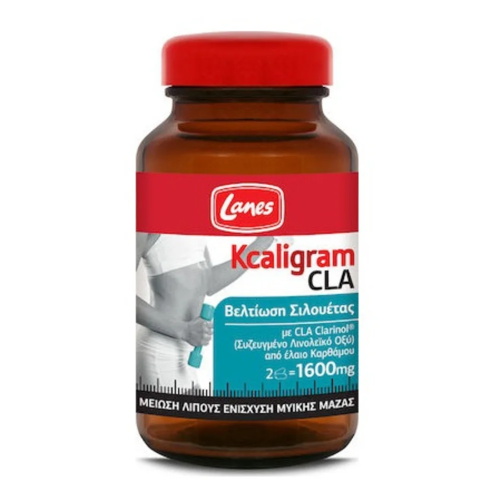 Lanes Kcaligram CLA 1600mg Για Μείωση Λίπους & Ενίσχυση Μυϊκής Μάζας 60caps