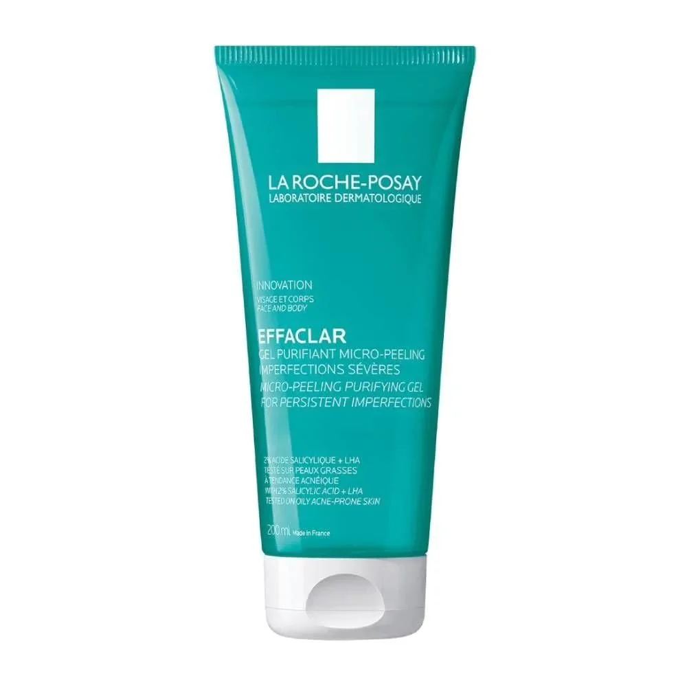 La Roche Posay Effaclar Μicro-Peeling Purifying Gel Καθαριστικό Ενάντια σε Σοβαρές Ατέλειες 200ml