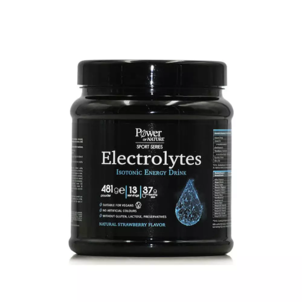 Power Of Nature Electrolytes με Γεύση Φράουλα 481gr