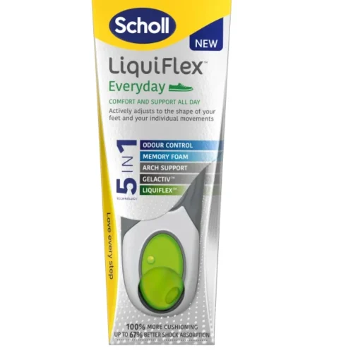 Scholl Liquiflex Everyday &Alpha;&nu;&alpha;&tau;&omicron;&mu;&iota;&kappa;&omicron;ί &Pi;ά&tau;&omicron;&iota; &Pi;&alpha;&pi;&omicron;&upsilon;&tau;&sigma;&iota;ώ&nu; 5 &sigma;&epsilon; 1 &Tau;&epsilon;&chi;&nu;&omicron;&lambda;&omicron;&gamma;ί&alpha; No Small (36-41)