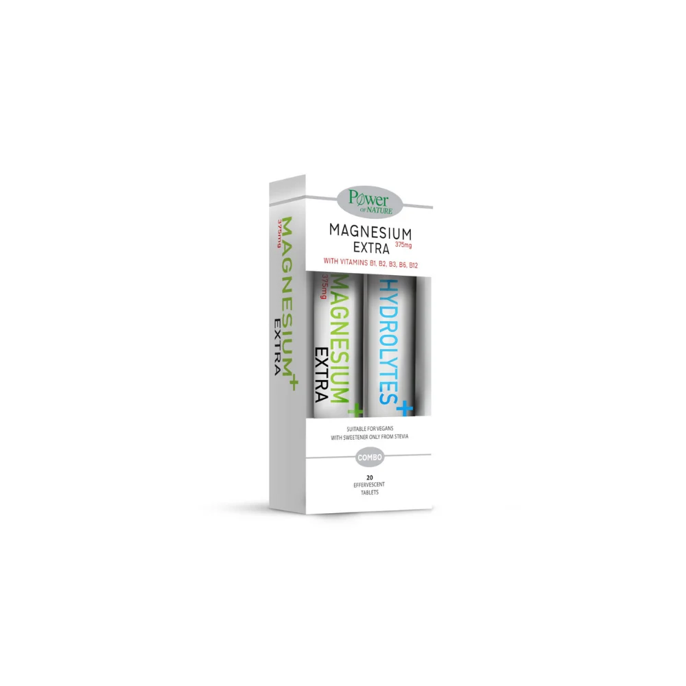 POWER HEALTH MAGNESIUM EXTRA 375MG STEVIA 20S + HYDROLYTES STEVIA 20S