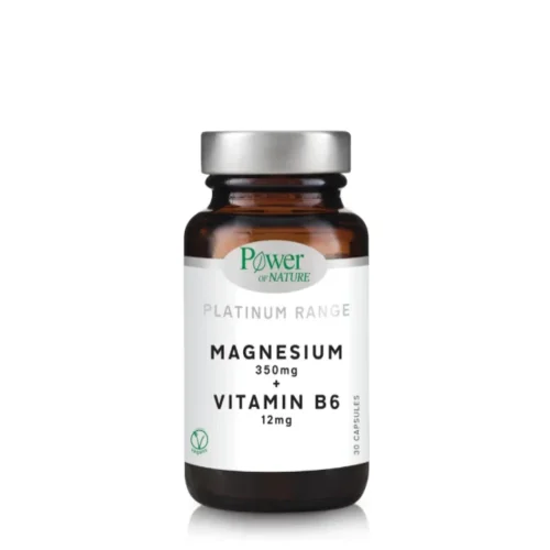 Power health platinum range magnesium 350mg + vitamin B6 12mg, 30caps