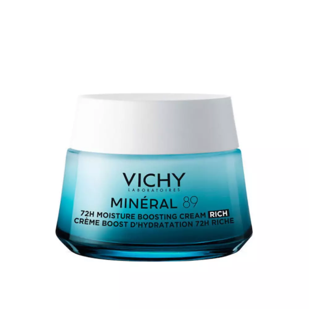 Vichy Mineral 89 Rich 72ωρη Ενυδατική & Συσφικτική Κρέμα Προσώπου για Ξηρές/Ευαίσθητες Επιδερμίδες 50ml
