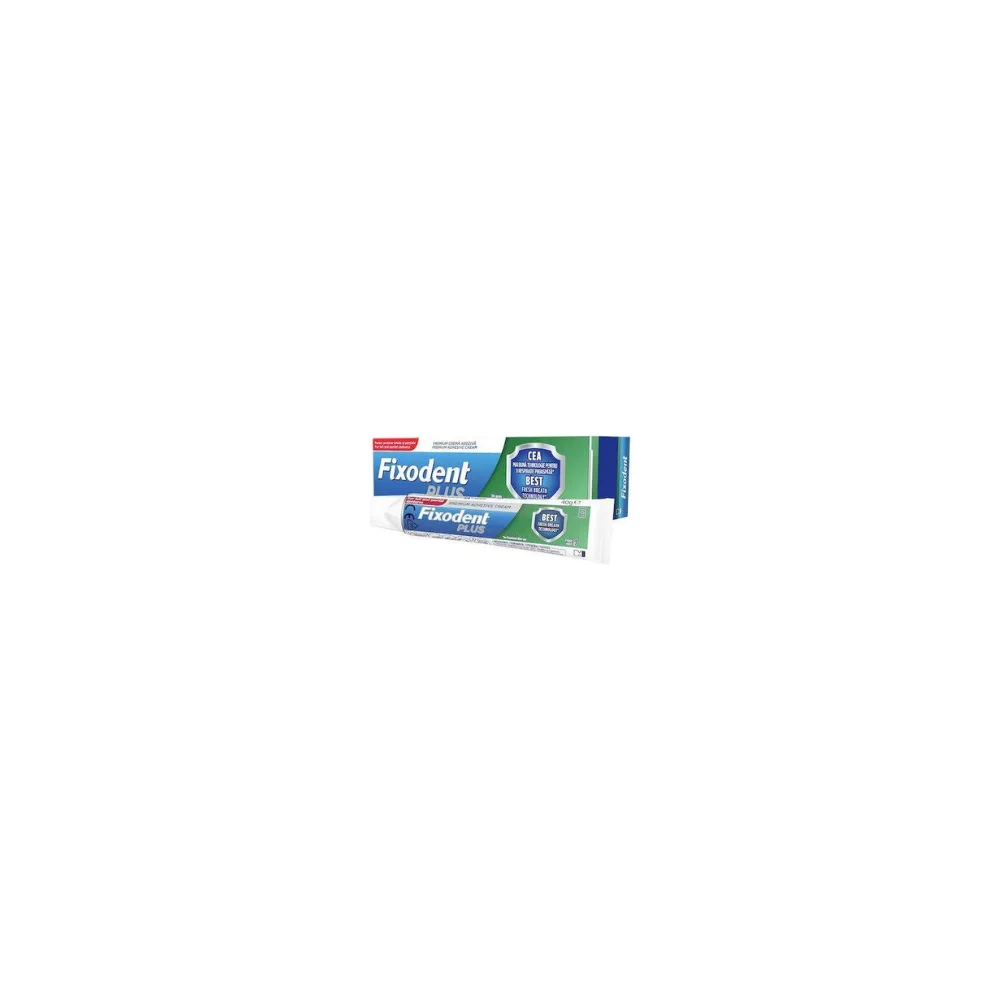 Fixodent Pro Plus Best Antibacterial Technology με Γεύση Μέντας 40gr