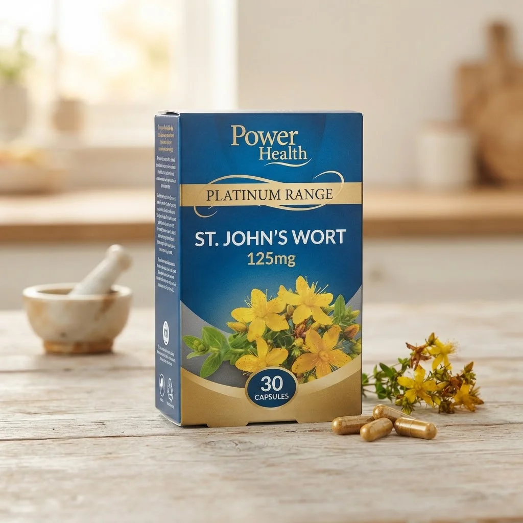 Power Health Platinum Range St. John's Wort-125mg, 30caps