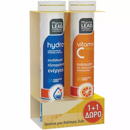 PharmaLead Hydro 20 &Alpha;&nu;&alpha;&beta;&rho;ά&zeta;&omicron;&nu;&tau;&alpha; &Delta;&iota;&sigma;&kappa;ί&alpha; & &Beta;&iota;&tau;&alpha;&mu;ί&nu;&eta; C 1000mg 20 &Alpha;&nu;&alpha;&beta;&rho;ά&zeta;&omicron;&nu;&tau;&alpha; &Delta;&iota;&sigma;&kappa;ί&alpha;