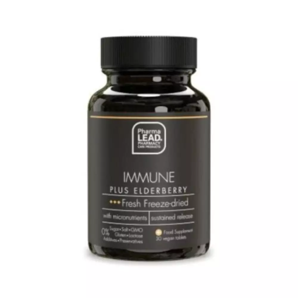 Pharmalead Black Range Immune Plus Elderberry Συμπλήρωμα για την Ενίσχυση του Ανοσοποιητικού 30tabs