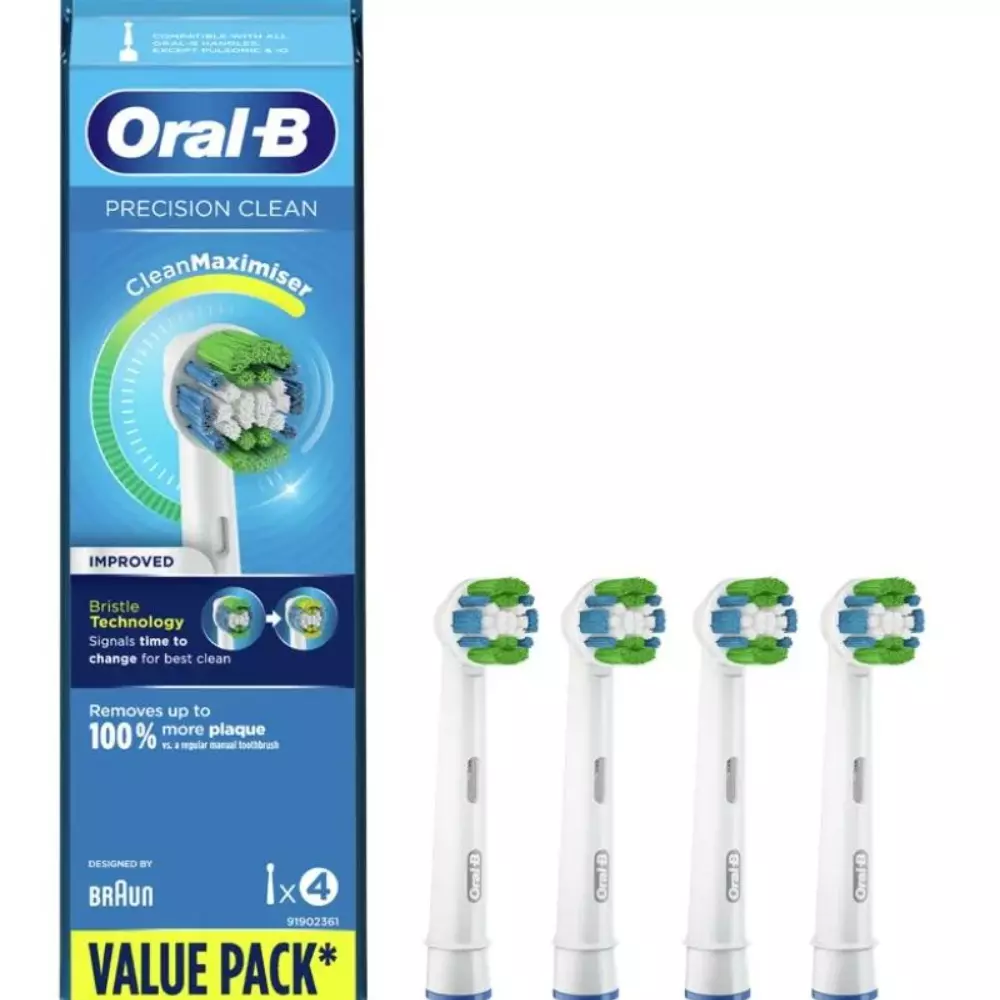 Oral-B Precision Clean Ανταλλακτικές Κεφαλές 4τεμ