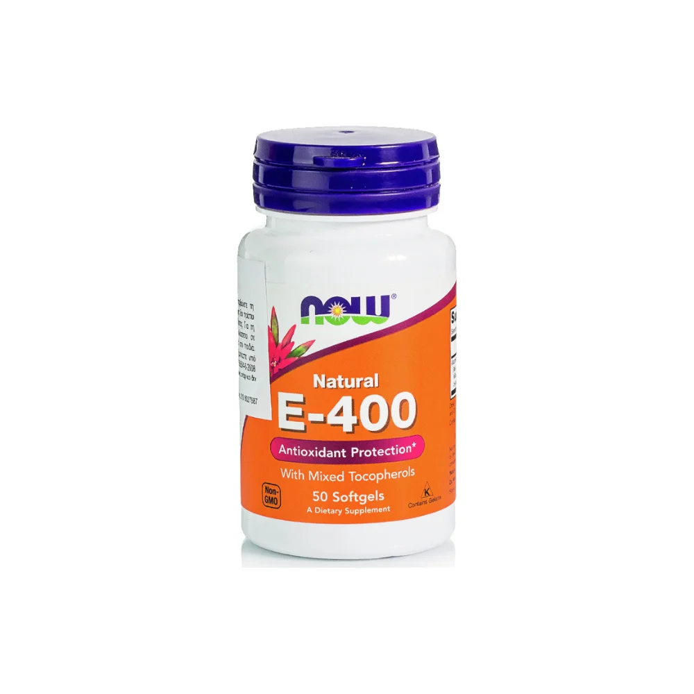 Now Foods E-400IU Συμπλήρωμα Διατροφής με Ανιοξειδωτικές Ιδιότητες 50Softgels.
