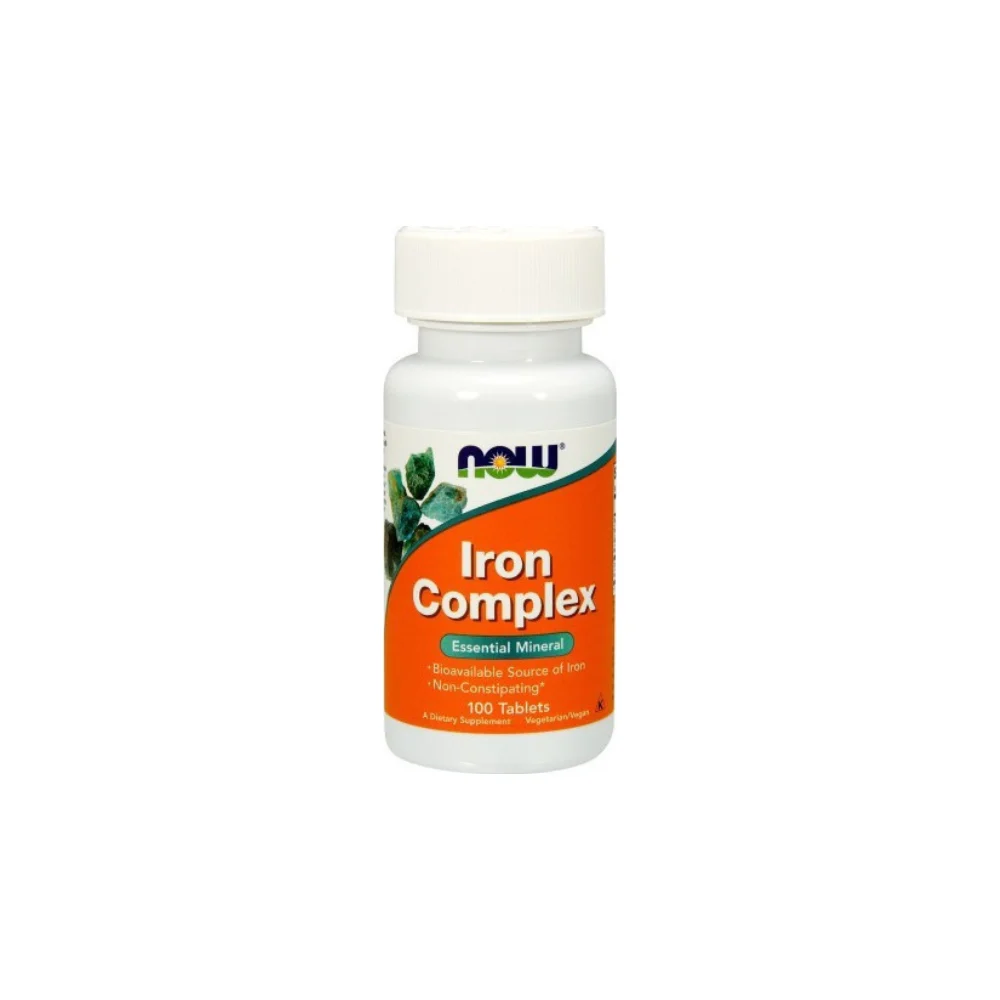 Now Foods Iron Complex Συμπλήρωμα Διατροφής με Σίδηρο, 100tabs