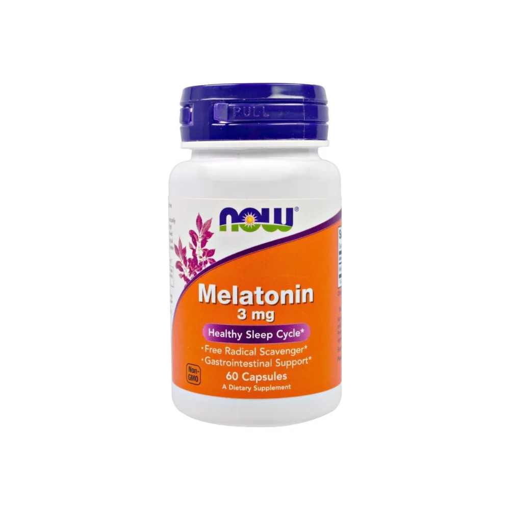 Now Foods Melatonin 3mg 60 caps