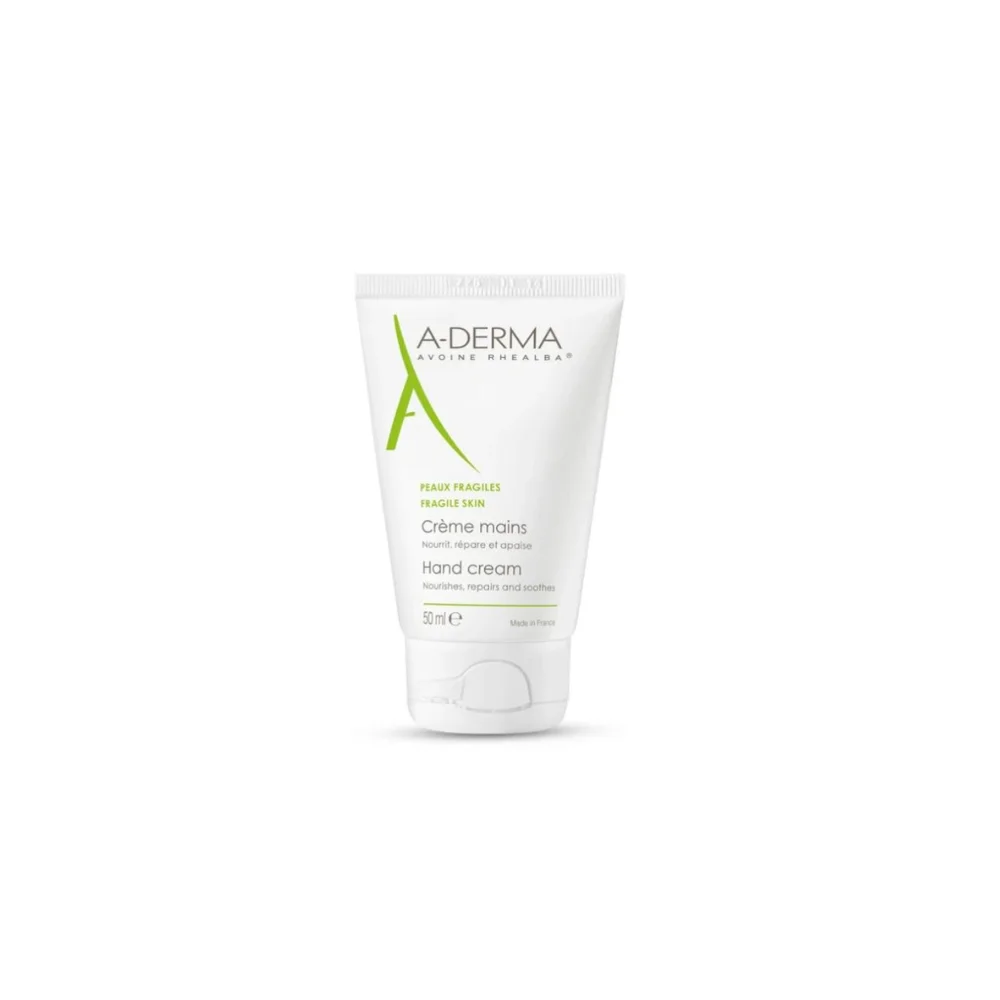 A-Derma Eνυδατική Κρέμα Χεριών 50ml