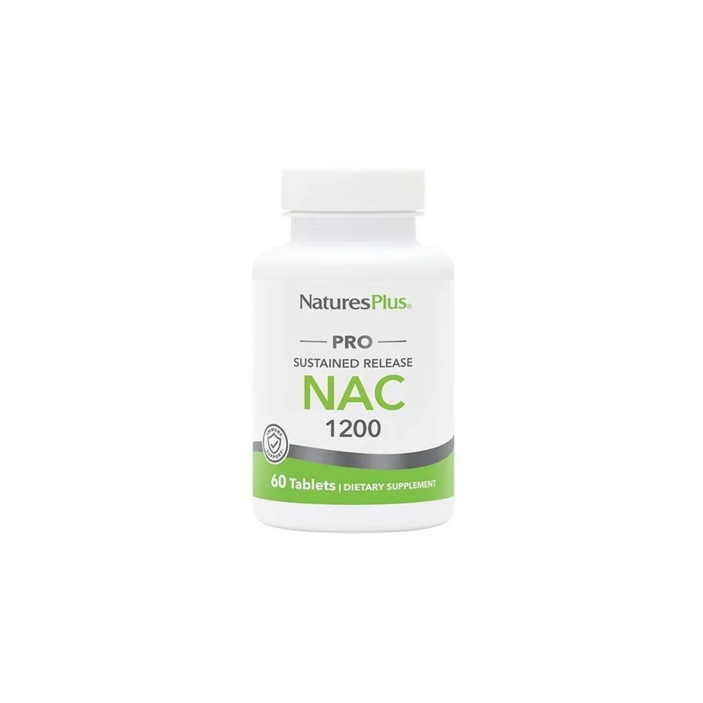 Natures Plus Nac 1200mg Συμπλήρωμα Διατροφής 60 ταμπλέτες