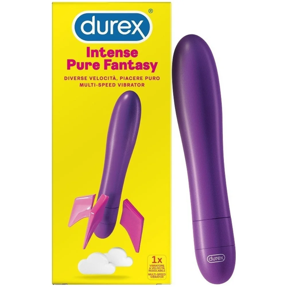 Durex Intense Pure Fantasy Δονητής Πολλαπλών Ταχυτήτων 16.5cm Μωβ,1τεμ