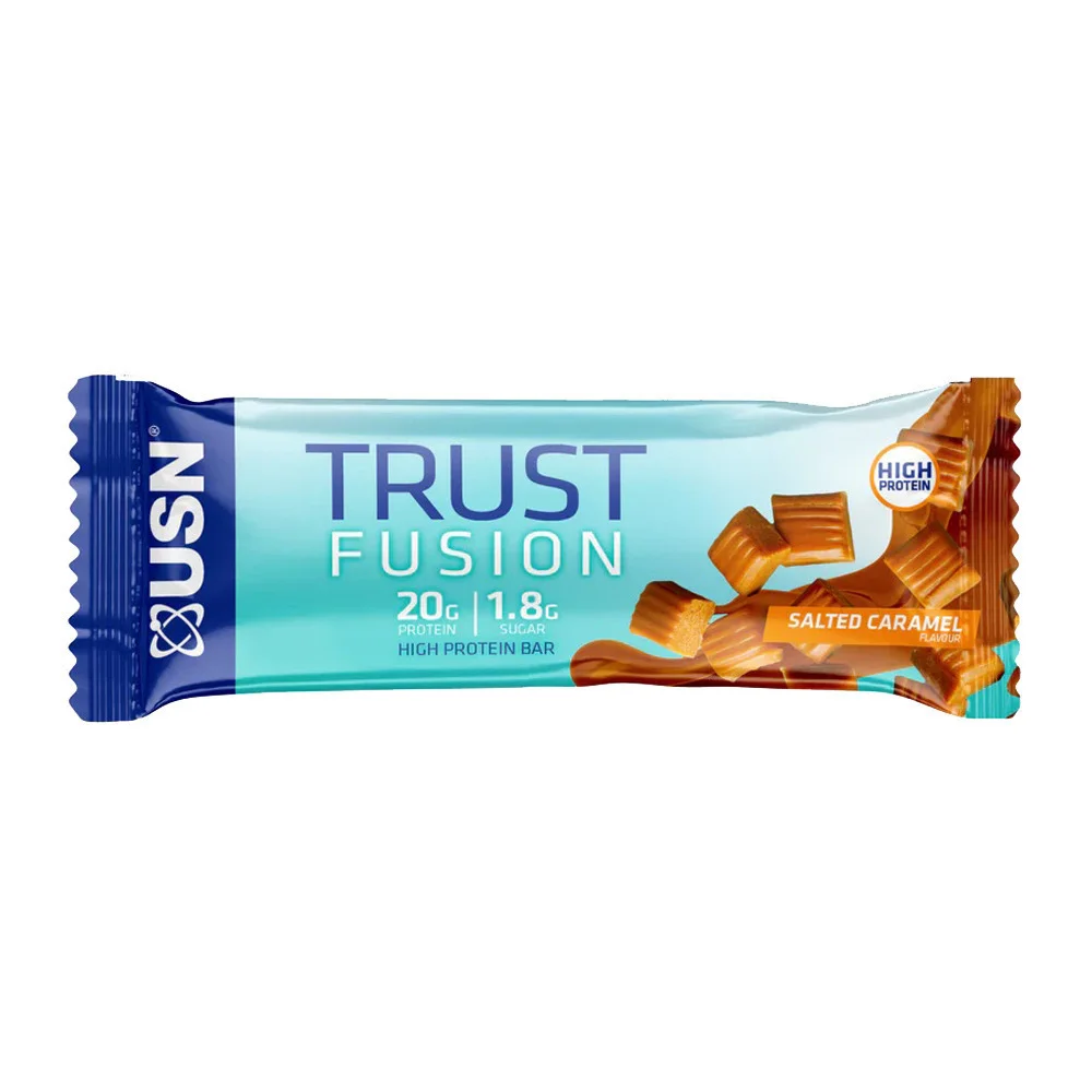 USN Trust Fusion Μπάρα με 20gr Πρωτεΐνης & Γεύση Salted Caramel 55g