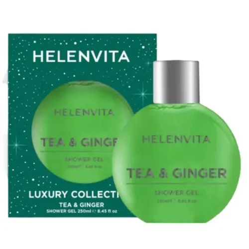 Helenvita Luxury Collection Tea & Ginger &Alpha;&phi;&rho;ό&lambda;&omicron;&upsilon;&tau;&rho;&omicron; &Mu;&epsilon; &Pi;&rho;ά&sigma;&iota;&nu;&omicron; &Tau;&sigma;ά&iota; & &Tau;&zeta;ί&nu;&tau;&zeta;&epsilon;&rho; 250ml