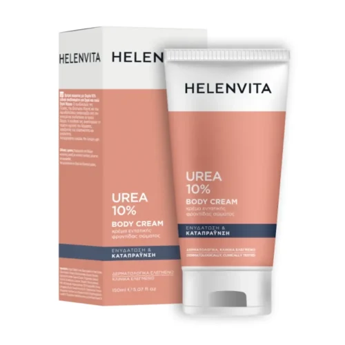 Helenvita Urea 10% Body Cream &Kappa;&rho;έ&mu;&alpha; &Epsilon;&nu;&tau;&alpha;&tau;&iota;&kappa;ή&sigmaf; &Phi;&rho;&omicron;&nu;&tau;ί&delta;&alpha;&sigmaf; &Sigma;ώ&mu;&alpha;&tau;&omicron;&sigmaf; &gamma;&iota;&alpha; &Xi;&eta;&rho;έ&sigmaf; &Epsilon;&pi;&iota;&delta;&epsilon;&rho;&mu;ί&delta;&epsilon;&sigmaf; 150ml